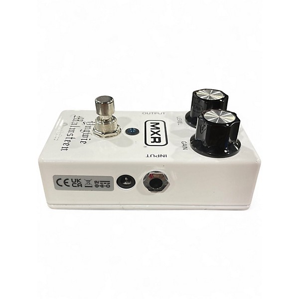 Used MXR Yngwie Malmsteen Overdrive Effects Pedal White Effect Pedal