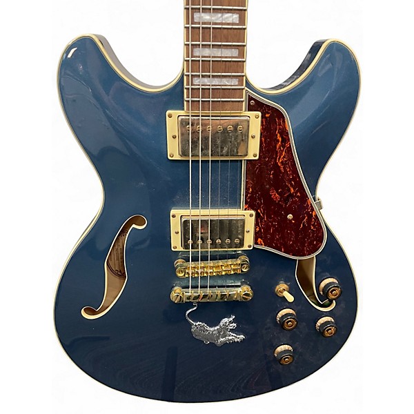Used Ibanez AS73 Artcore Blue Hollow Body Electric Guitar