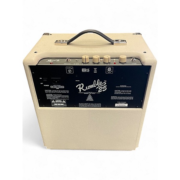 Used Fender Rumble 25 25W 1x8 Bass Combo Amp