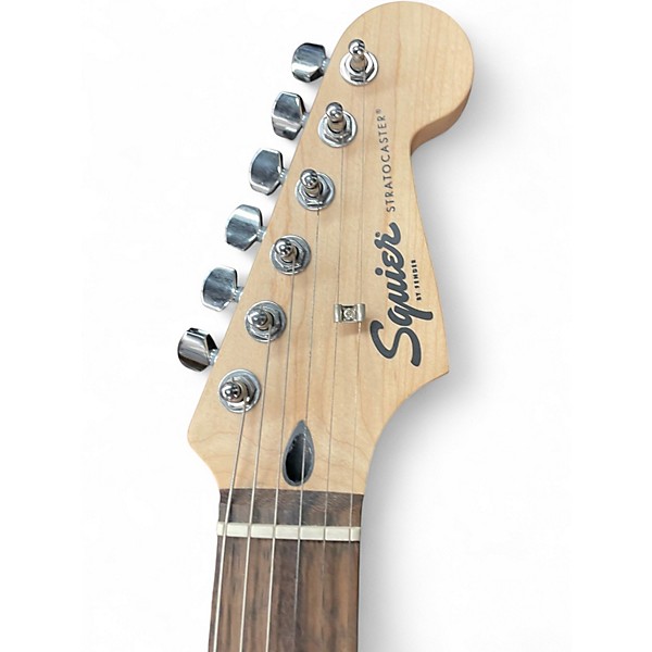 Used Squier Bullet Stratocaster White Solid Body Electric Guitar
