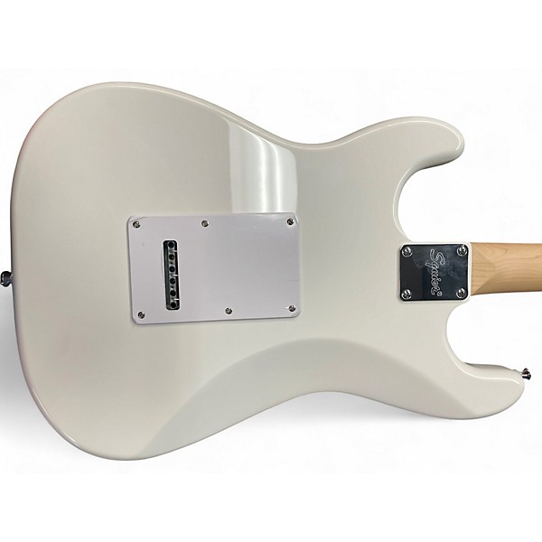Used Squier Bullet Stratocaster White Solid Body Electric Guitar