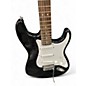 Used Squier Standard Stratocaster Black Solid Body Electric Guitar