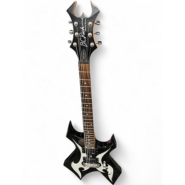 Used B.C. Rich Metal Master Warlock Black Solid Body Electric Guitar