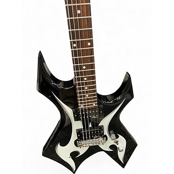 Used B.C. Rich Metal Master Warlock Black Solid Body Electric Guitar