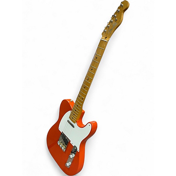 Used Fender Classic Player Baja Telecaster Fiesta Red Solid Body Electric Guitar