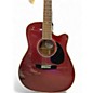 Used Takamine EG334RC Burgundy Acoustic Electric Guitar