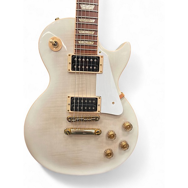 Used Gibson les paul signature t white burst Solid Body Electric Guitar