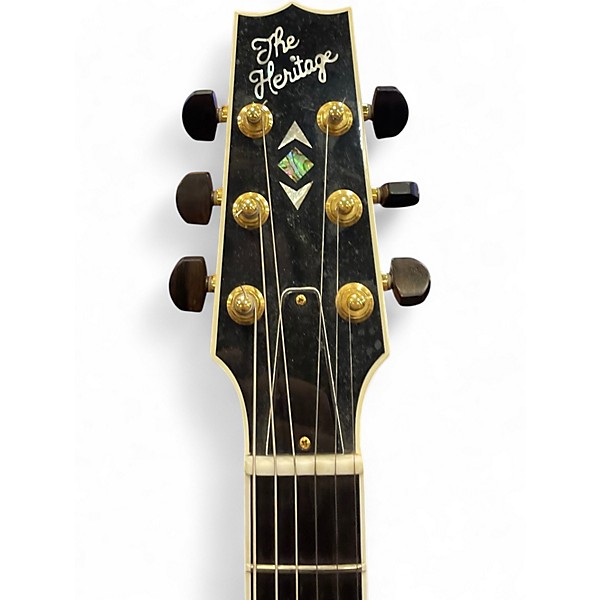 Used The Heritage H555 GOLDEN AMBER Solid Body Electric Guitar