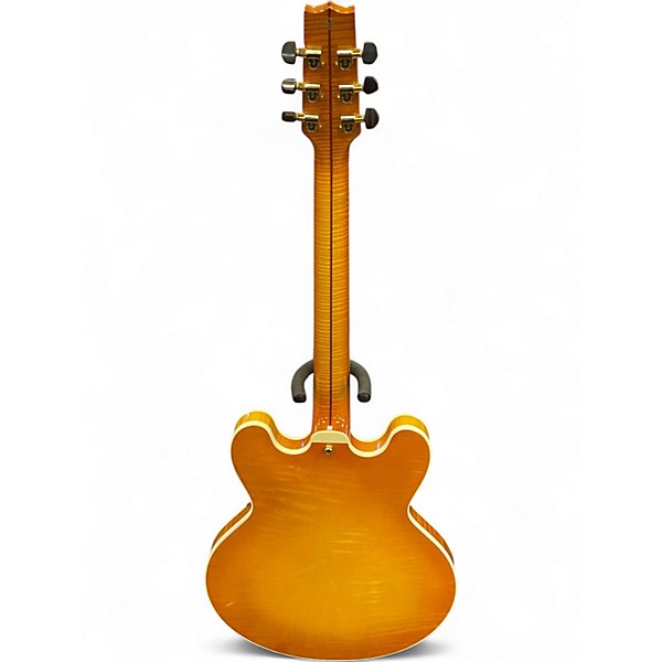 Used The Heritage H555 GOLDEN AMBER Solid Body Electric Guitar