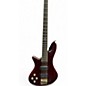Used Schecter Guitar Research Diamond Series PT Left Handed Burgundy Electric Guitar