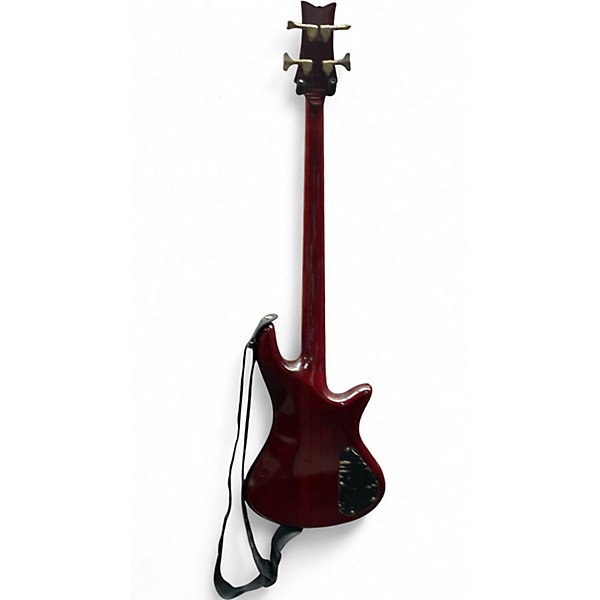 Used Schecter Guitar Research Diamond Series PT Left Handed Burgundy Electric Guitar