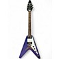 Used Epiphone Inspired by Gibson Flying V purple sparkle Solid Body Electric Guitar thumbnail