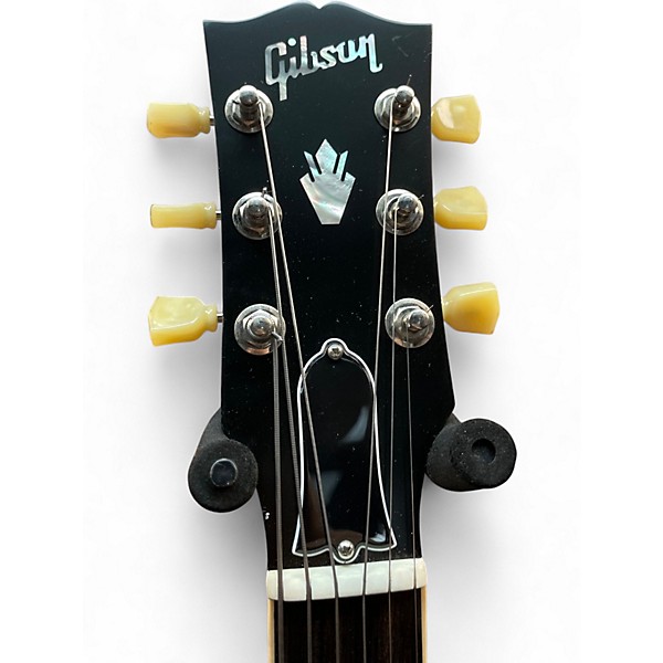 Used Gibson 335 Satin Finish 2 Tone Sunburst Hollow Body Electric Guitar