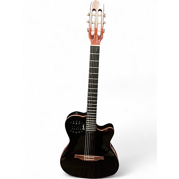Used Godin ACS Multiac SLIM SA Black Classical Acoustic Electric Guitar