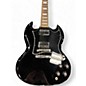 Used Epiphone SG Standard Ebony Solid Body Electric Guitar thumbnail