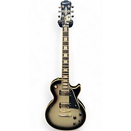 Used 2014 Epiphone Les Paul Custom Pro Silverburst Solid Body Electric Guitar