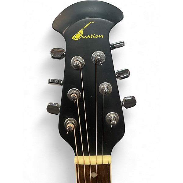 Used Ovation CC157 Trans Green Acoustic Guitar