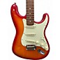 Used Squier Standard Stratocaster Cherry Sunburst Solid Body Electric Guitar