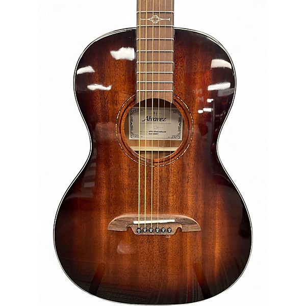 Used Alvarez AP66 Parlor Shadow Burst Acoustic Guitar