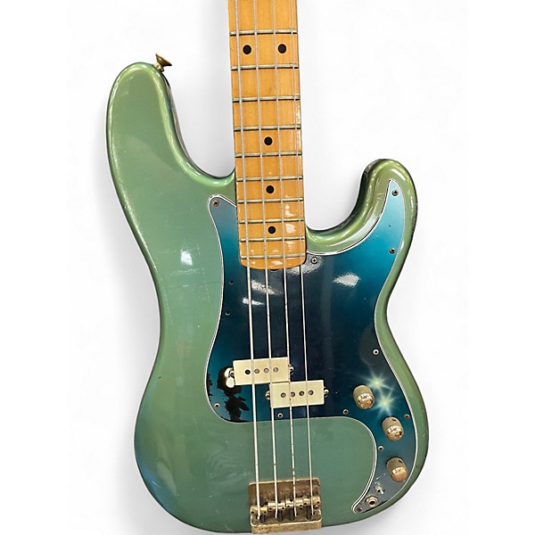 Vintage 1980 Fender P Bass Blue Sapphire Electric Bass Guitar