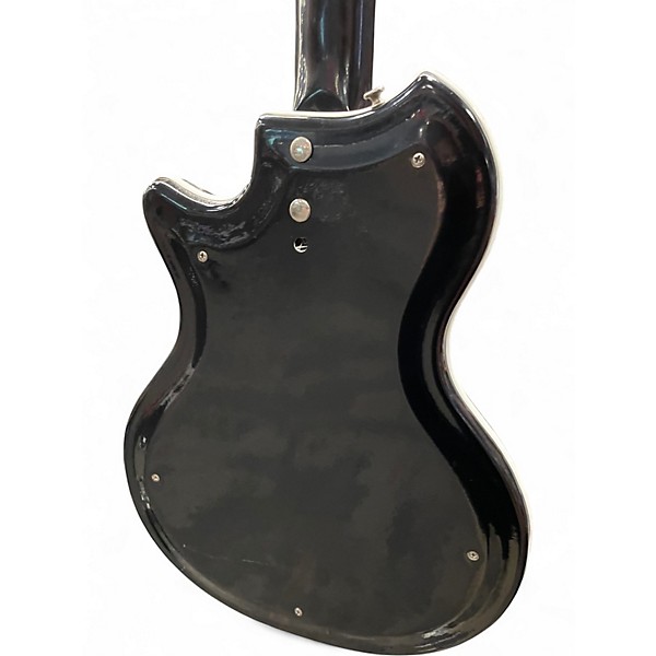 Vintage 1960s National Varsity 66 Black Solid Body Electric Guitar