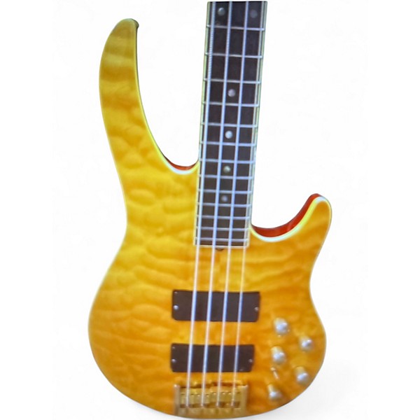 Used Brian Moore Guitars iM bass quilt natural Electric Bass Guitar