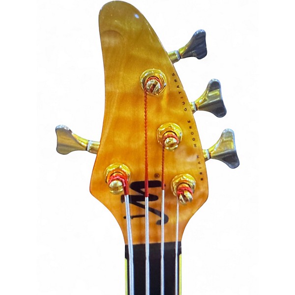 Used Brian Moore Guitars iM bass quilt natural Electric Bass Guitar