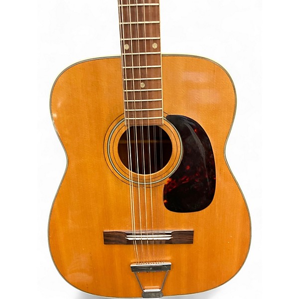 Vintage 1960s Harmony H137 Natural 12 String Acoustic Guitar