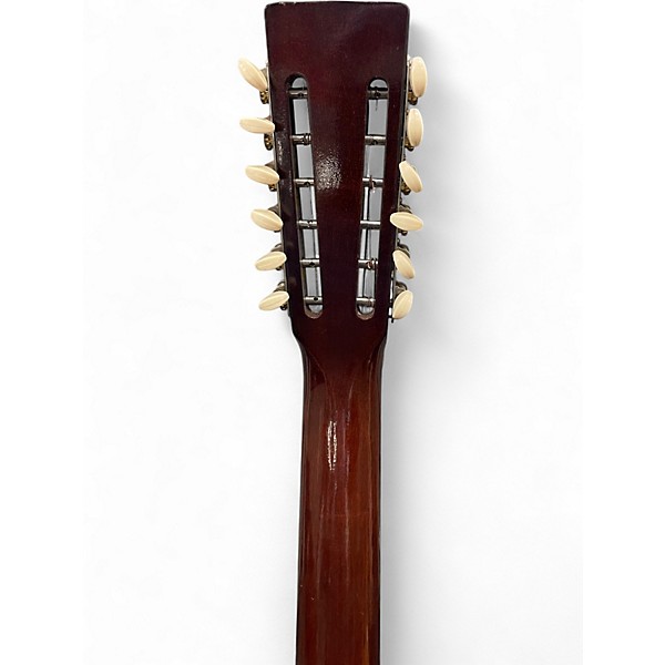 Vintage 1960s Harmony H137 Natural 12 String Acoustic Guitar