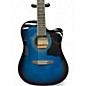 Used Ibanez V70CE Trans Blue Acoustic Electric Guitar