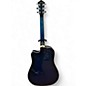 Used Ibanez V70CE Trans Blue Acoustic Electric Guitar