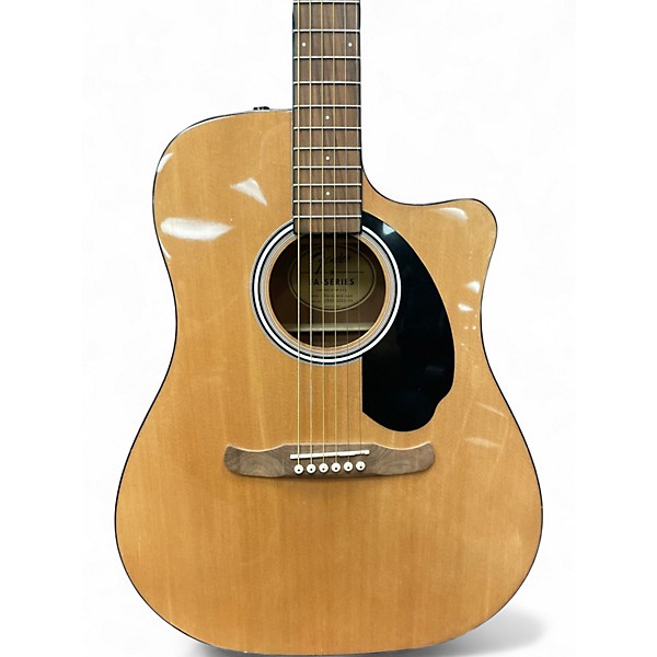 Used Fender FA125CE Natural Acoustic Electric Guitar