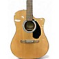 Used Fender FA125CE Natural Acoustic Electric Guitar