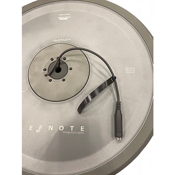 Used EFNOTE EFD-C18CH Electronic China Cymbal Electric Cymbal