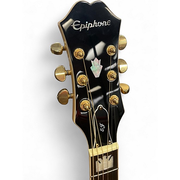 Used Epiphone EJSJ200SCE Natural Acoustic Electric Guitar