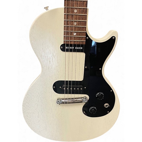 Used 2007 Gibson Les Paul Melody Maker White Solid Body Electric Guitar