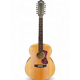 Used Guild F-2512E Natural 12 String Acoustic Electric Guitar