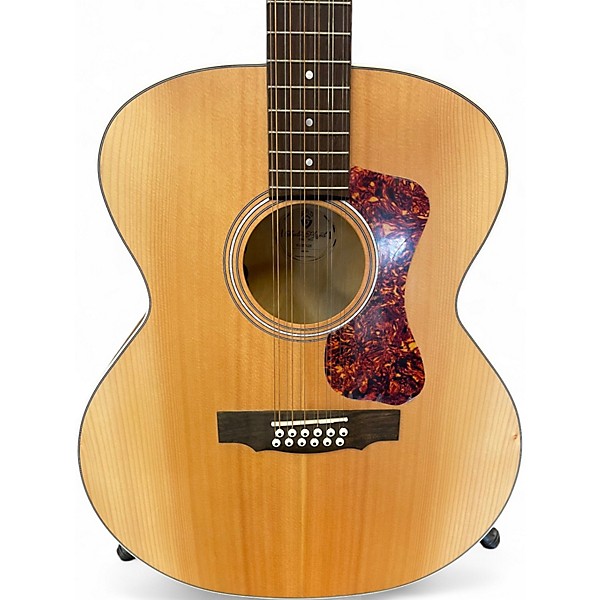 Used Guild F-2512E Natural 12 String Acoustic Electric Guitar