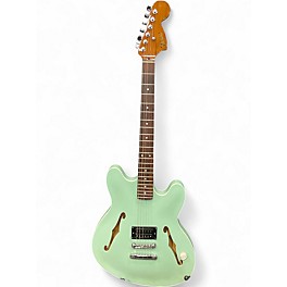 Used Fender Tom Delonge Starcaster Seafoam Green Hollow Body Electric Guitar
