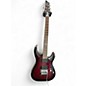 Used Schecter Guitar Research C1 Floyd Rose Platinum SATIN CRIMSON RED BURST Solid Body Electric Guitar thumbnail