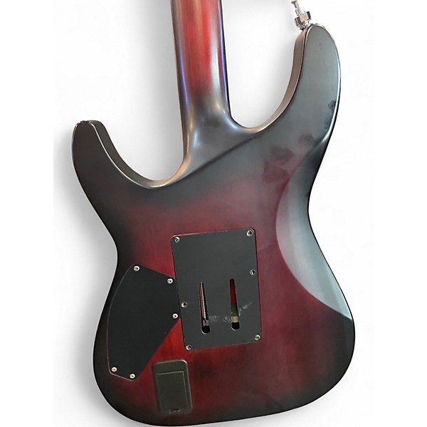 Used Schecter Guitar Research C1 Floyd Rose Platinum SATIN CRIMSON RED BURST Solid Body Electric Guitar