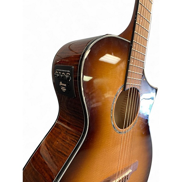 Used Ibanez AEWC300 Tobacco Burst Acoustic Electric Guitar