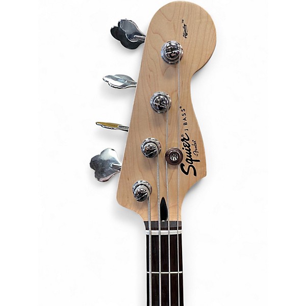 Used Squier Affinity Jazz Bass Candy Apple Red Electric Bass Guitar