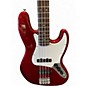 Used Squier Affinity Jazz Bass Candy Apple Red Electric Bass Guitar