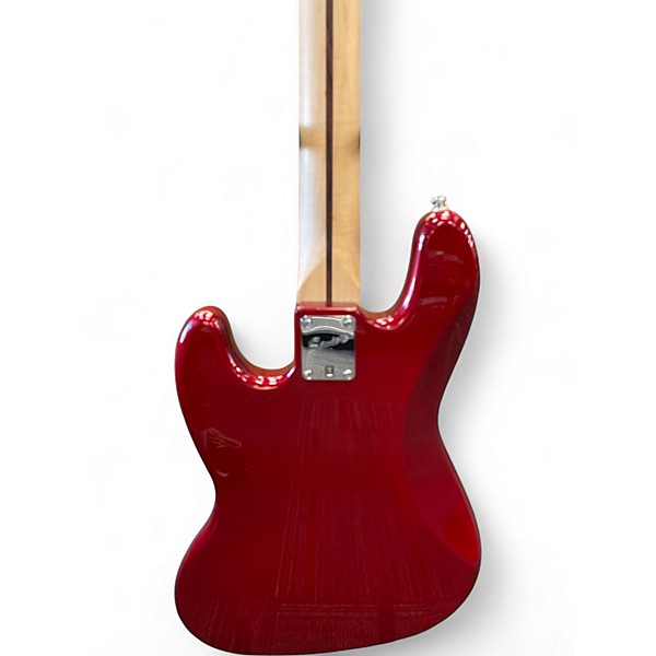 Used Squier Affinity Jazz Bass Candy Apple Red Electric Bass Guitar