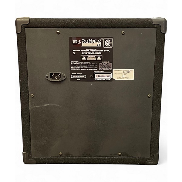 Used Fender Rumble 15 15W 1X8 Bass Combo Amp