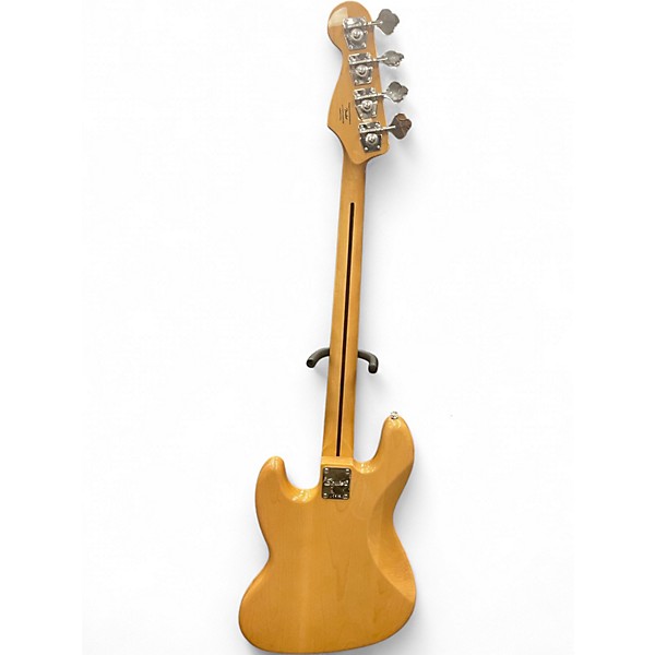 Used Squier Classic Vibe 70s Jazz Bass Natural Electric Bass Guitar