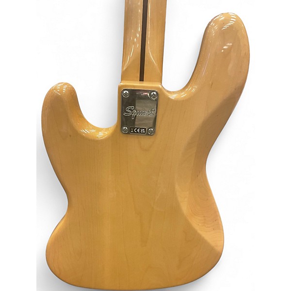 Used Squier Classic Vibe 70s Jazz Bass Natural Electric Bass Guitar