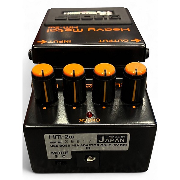 Used BOSS HM-2W Effect Pedal
