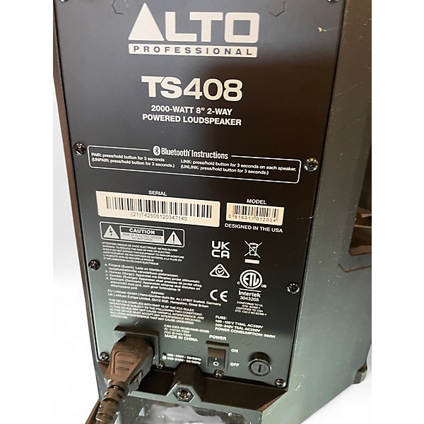 Used Alto TS408 Powered Monitor